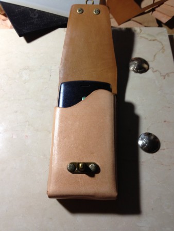 雙智慧型手機皮套(內里小牛皮)