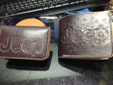 客訂名片夾 材質:植鞣牛皮 焦茶色染 內層原皮色