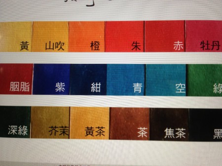 日製鹽基性染料 訂製參考色卡