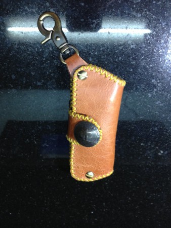 汽車遙控器+鑰匙包 雙收納+真錢幣扣 1100(含真錢幣扣200 交叉逢法100)